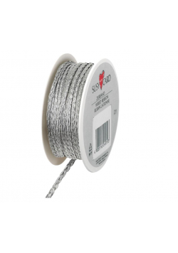 Sznurek 2m x 3mm srebrny