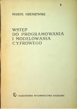 Wstęp do programowania i modelowania cyfrowego