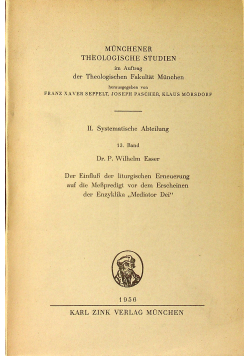 Der Einfluss der liturgischen Erneuerung auf sie Mrsspredigt vor dem Erscheinen