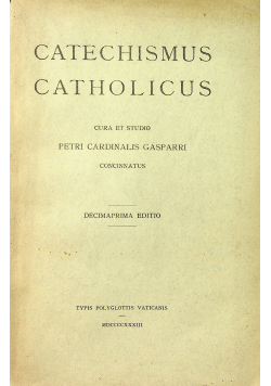 Catechismus catholicus 1932 r