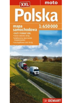 Polska mapa samochodowa 1 : 650 000