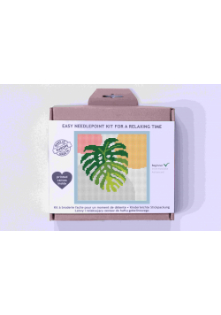Zestaw do haftu mini gobelinowego Monstera