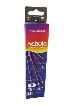 Ołówek B (12szt) NEBULO