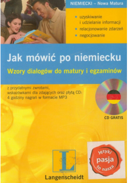 Jak mówić po niemiecku + CD