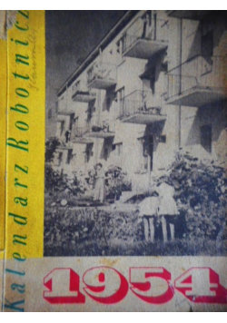 Kalendarz robotniczy 1954