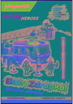 Odważni strażacy. Playmobil Action Heroes. Ekstrazdrapka