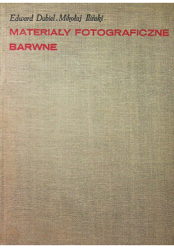 Materiały fotograficzne barwne