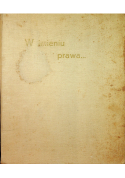 W imieniu prawa
