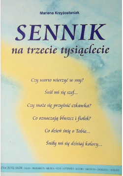 Sennik na trzecie tysiąclecie