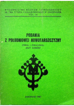 Podania z południowej nowotarszczyzny