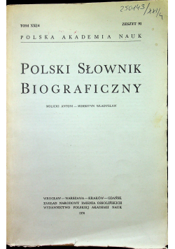 Polski słownik biograficzny tom XXI 4 Zeszyt  91