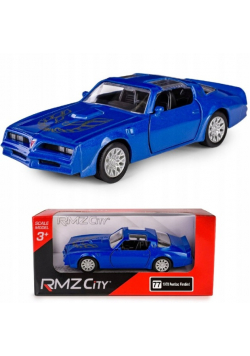 Auto Metalowe z napędem 1978 Pontiac Firebird Niebieski Model 1:34