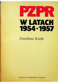 PZPR w latach 1954 1957