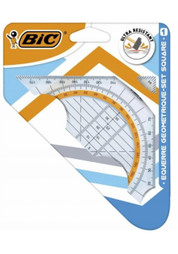 Ekierka BIC Set Square blister 45/7cm.