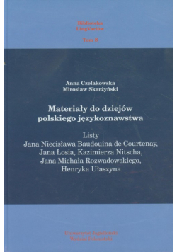 Materiały do dziejów polskiego językoznawstwa