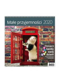 Kalendarz 2020 30x30cm Małe przyjemności HELMA