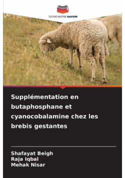 Supplémentation en butaphosphane et cyanocobalamine chez les brebis gestantes