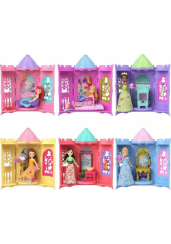 Disney Princess Wieża niespodzianka z lalką mix