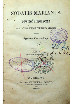 Tibi Sanco Alphonso Mariae ok 1901 r