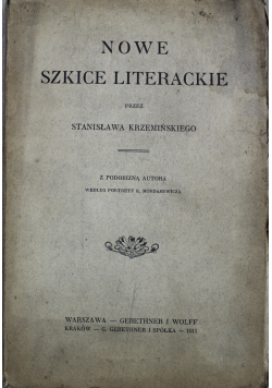 Nowe szkice literackie 1911 r.