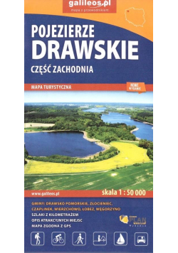 Mapa turyst. - Pojezierze Drawskie cz. zach w.2020