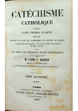 Catechisme catholique 1860 r