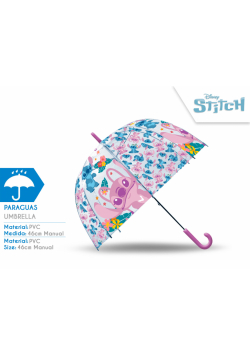 Parasolka przezroczysta Stitch 19cali ST00085
