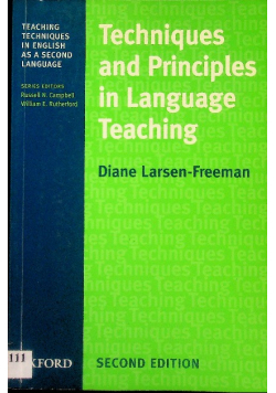 Techniques and Principles in Language Teaching