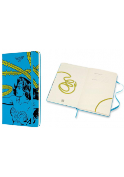 Notes linie L Wonder Women niebieski MOLESKINE