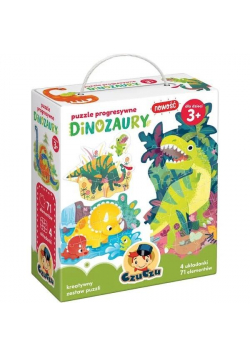 CzuCzu Puzzle progresywne Dinozaury