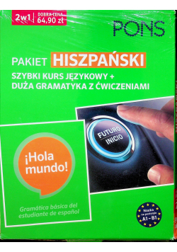 Pakiet Hiszpański 2w1 Szybki kurs językowy plus duża gramatyka z ćwiczeniami
