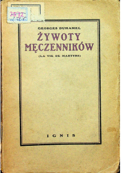 Żywoty męczenników 1922 r.