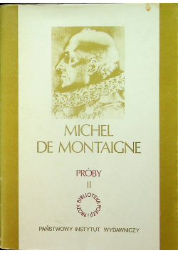 De Montaigne Próby Księga II