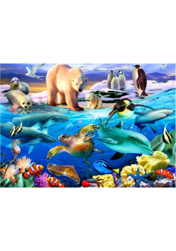 Puzzle 1000 Ocean pełen życia