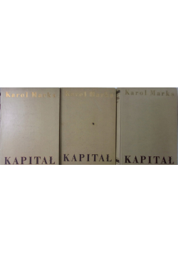 Kapitał 3 tomy
