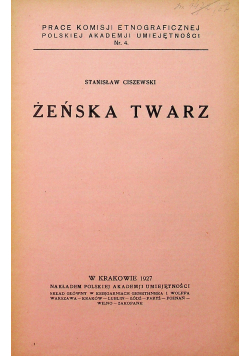 Żeńska twarz 1927 r.