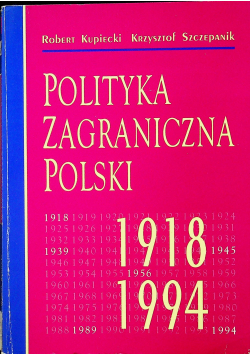 Polityka zagraniczna Polski 1918 - 1994