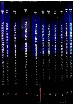 Astrologia współczesna Tom I do XI