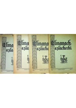 Almanach szlachecki Zeszyt 1 do 4 1939 r.