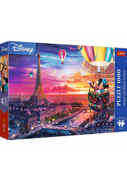Puzzle 1000 Mickey i Minnie w Paryżu TREFL