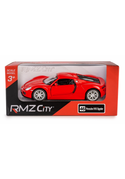 RMZ City Porsche 918 Spyder czerwony w skali 1:32