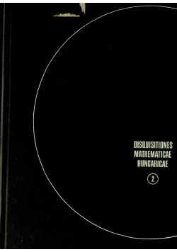 Disquistiones Mathematicae Hungaricae