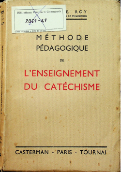 Methode Pedagogiue de Lenseignement du Catechisme  1935 r.