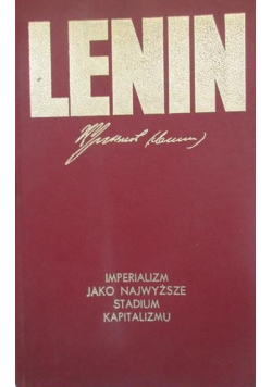 Imperializm jako najwyższe studium kapitalizmu