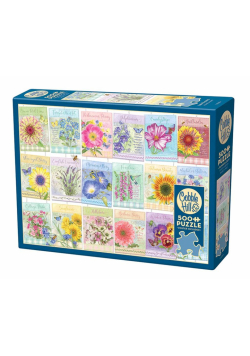 Puzzle 500 Saszetki z nasionami kwiatów G3