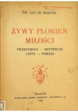Żywy płomień miłości 1939 r.