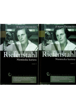 Riefenstahl Niemiecka kariera 2 tomy
