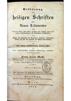 Heiligen Schriften des Neuen Teftamentes 1843r