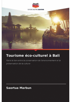 Tourisme éco-culturel à Bali