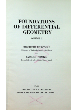 Foundations of differential geometry vol 1